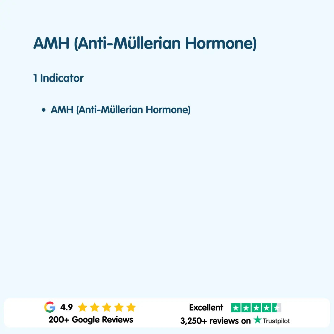 AMH (Anti-Müllerian Hormone) Blood Test Epsom Blood Tests