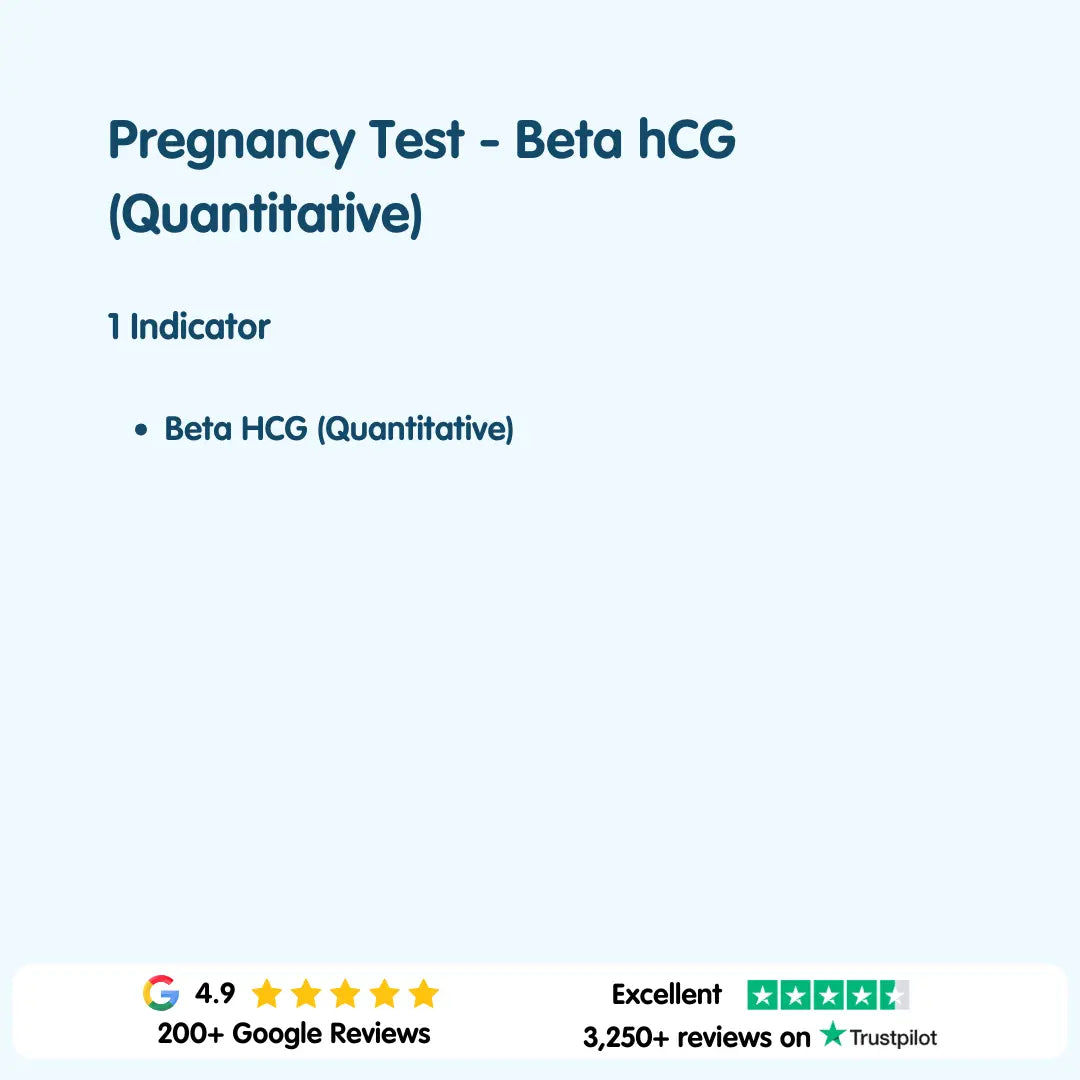Pregnancy Test - Beta hCG (Quantitative) London Medical Laboratory