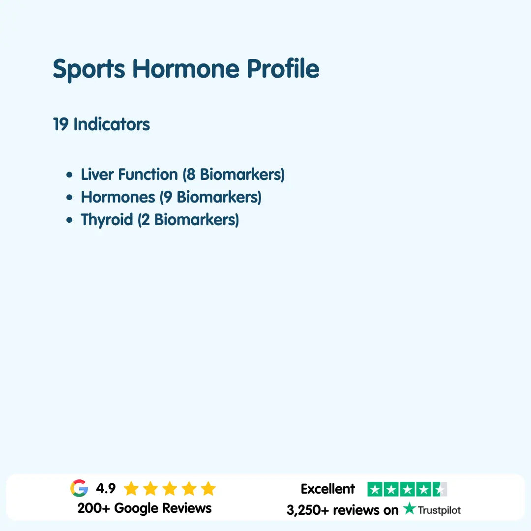 Sports Hormone Blood Test London Medical Laboratory