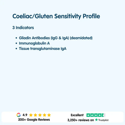 Coeliac/Gluten Sensitivity Blood Test London Medical Laboratory