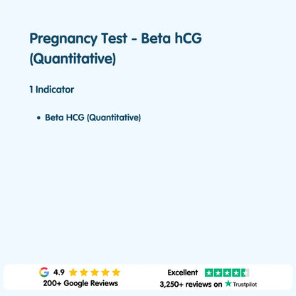 Pregnancy Test - Beta hCG (Quantitative) London Medical Laboratory