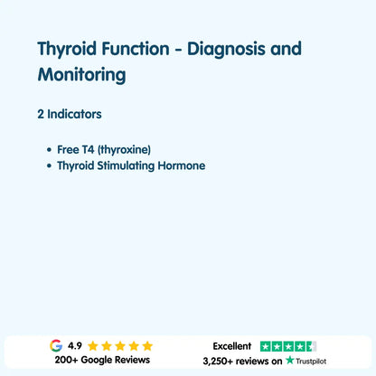 Thyroid Function - Diagnosis and Monitoring Blood Test London Medical Laboratory